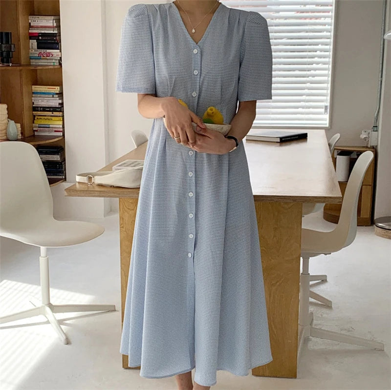 Vintage Chic Lace Up Fashion High Waist Long Shirt Dresses