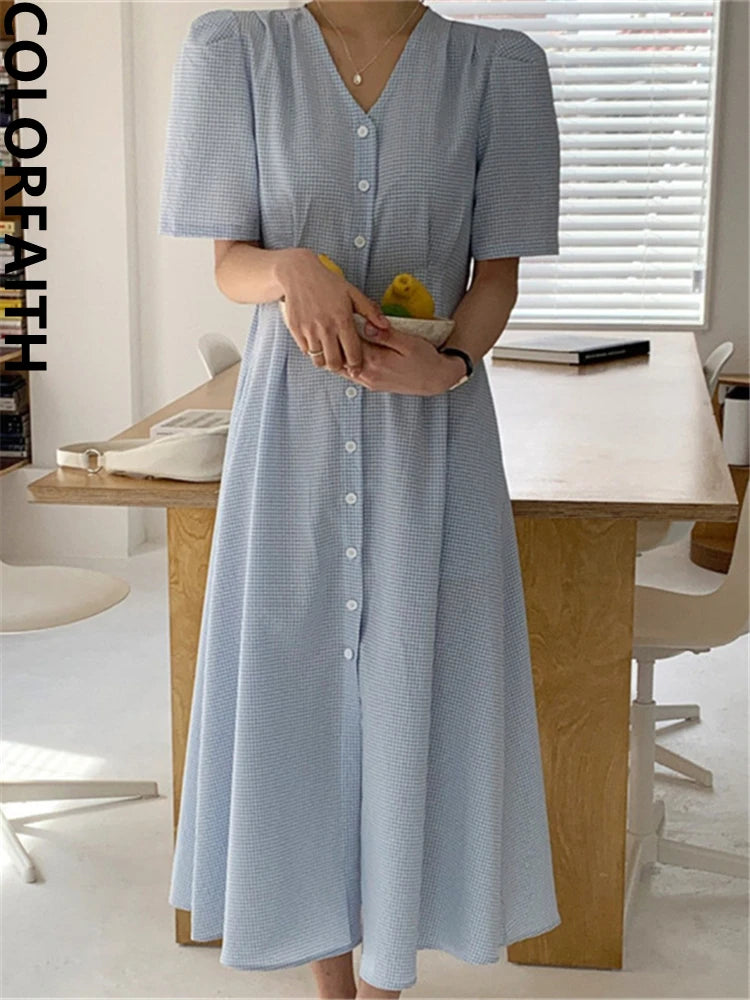 Vintage Chic Lace Up Fashion High Waist Long Shirt Dresses