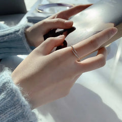 Minimalist Geometric Rings For Fashion Jewelry Simple Ring