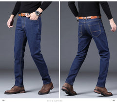 Denim Pants Brand Classic Clothes Overalls Straight Trousers