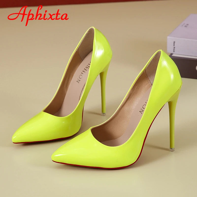 Super High 12cm Stiletto Heels Pumps Shoes Pointed Toe