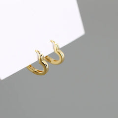 Fashion  Minimalist Love Heart Stud Earrings Jewelry Accessories