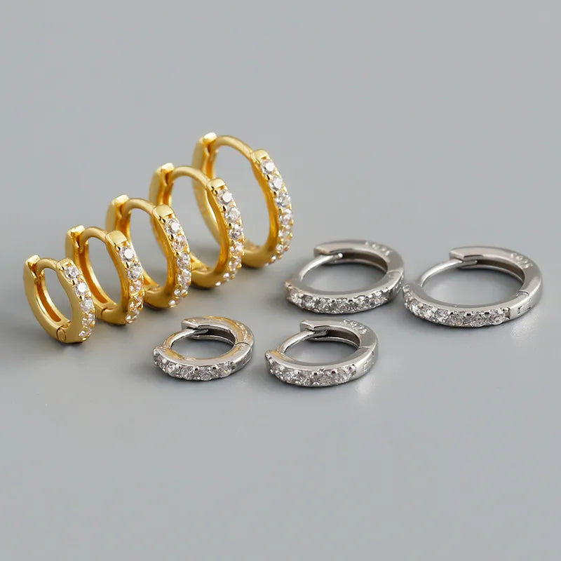 Hoop Earrings Simple Ear Buckle Piercing Jewelry Accessories