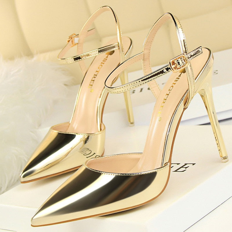 Shoes Fashion Sandals High Heels Pointed Toe Women Pumps