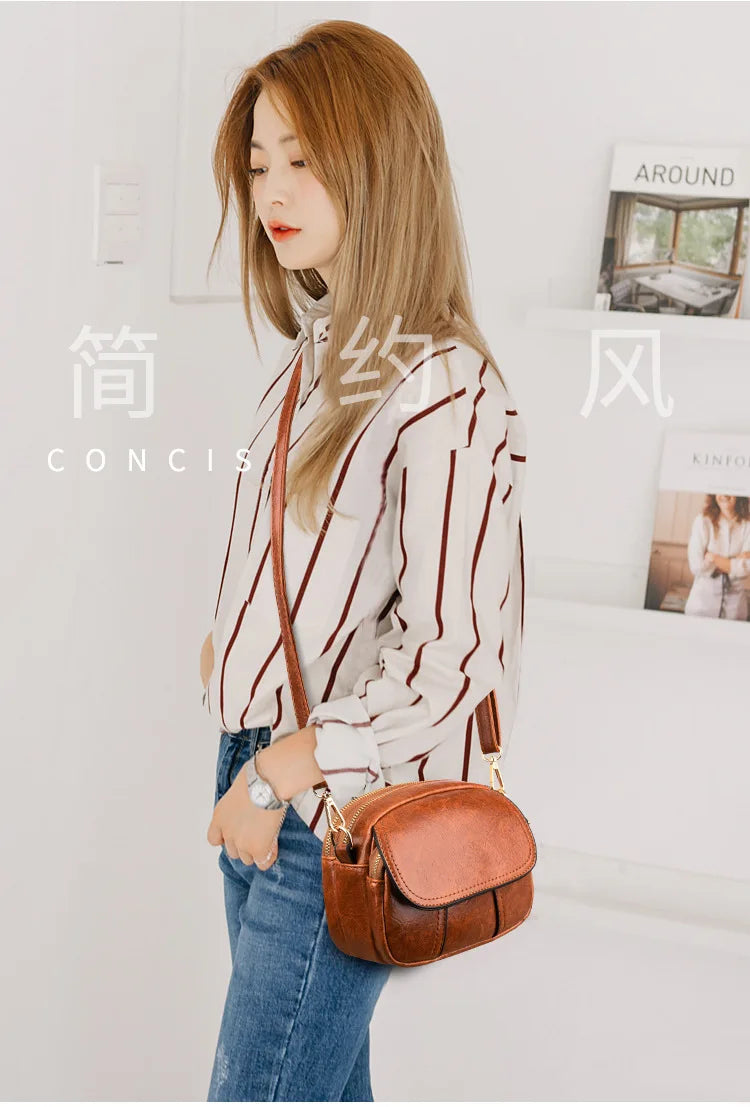 Small Shoulder Bags Ladies Pu Leather Messenger Bags Fashion