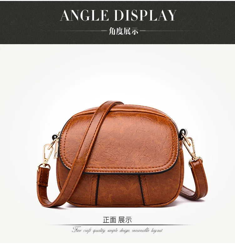 Small Shoulder Bags Ladies Pu Leather Messenger Bags Fashion