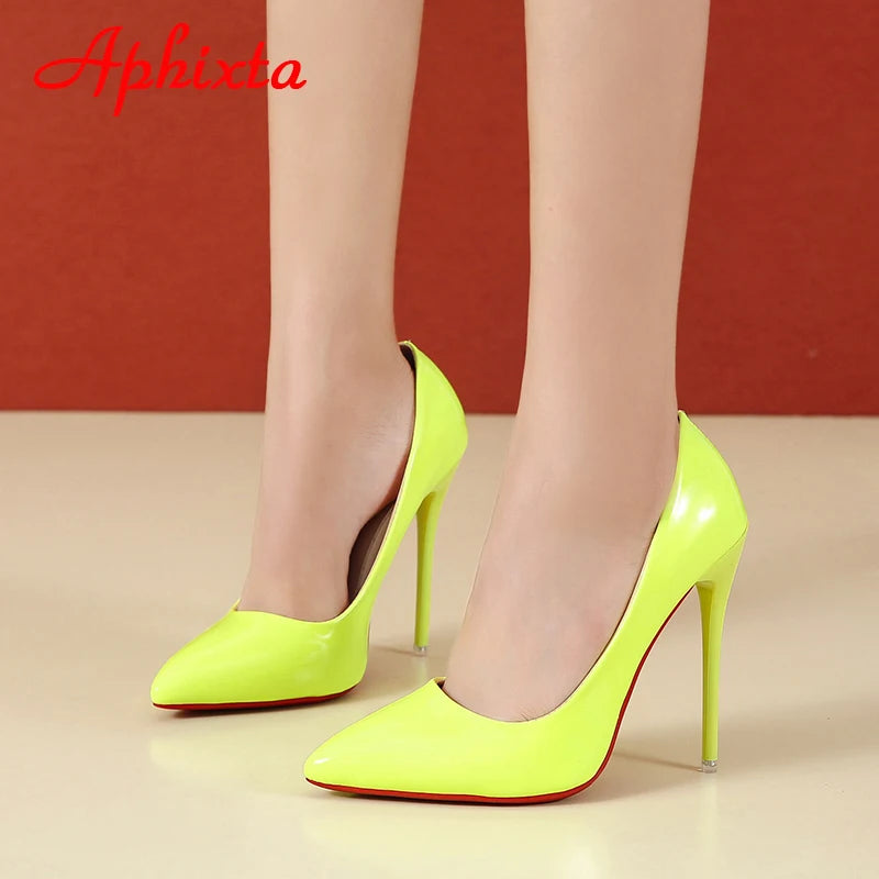 Super High 12cm Stiletto Heels Pumps Shoes Pointed Toe