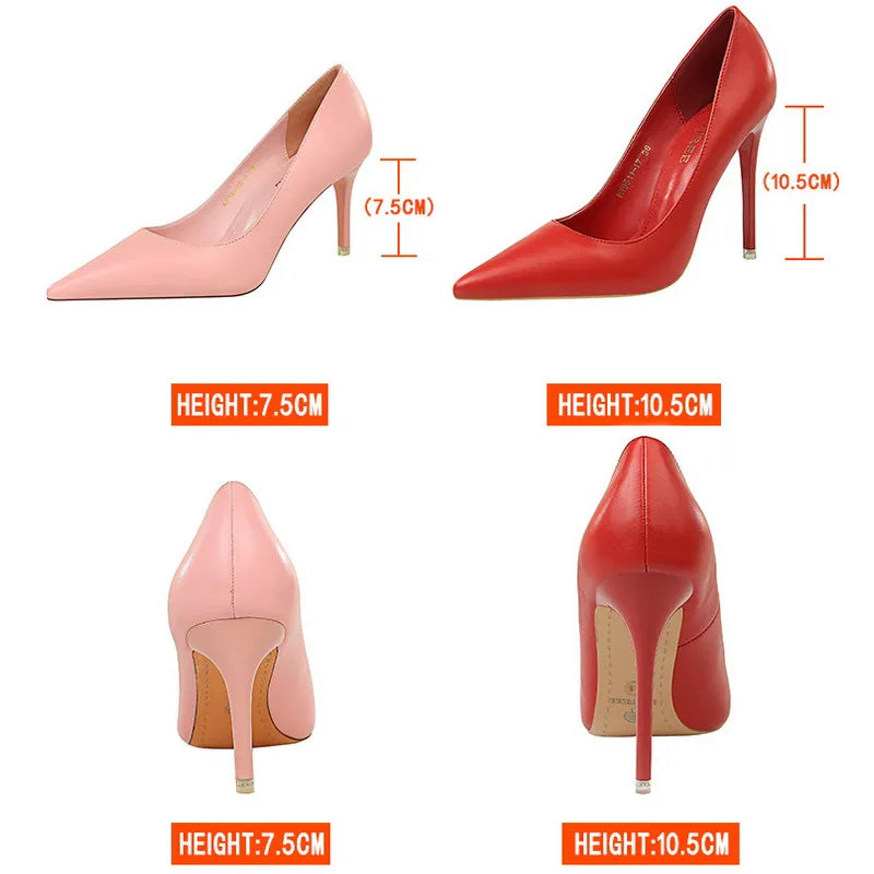 Shoes Women Pumps Fashion High Heels Shoes