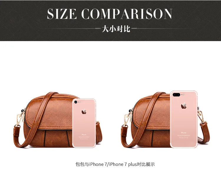 Small Shoulder Bags Ladies Pu Leather Messenger Bags Fashion