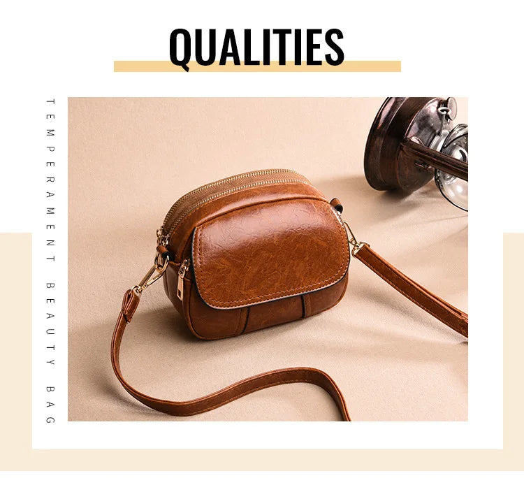 Small Shoulder Bags Ladies Pu Leather Messenger Bags Fashion