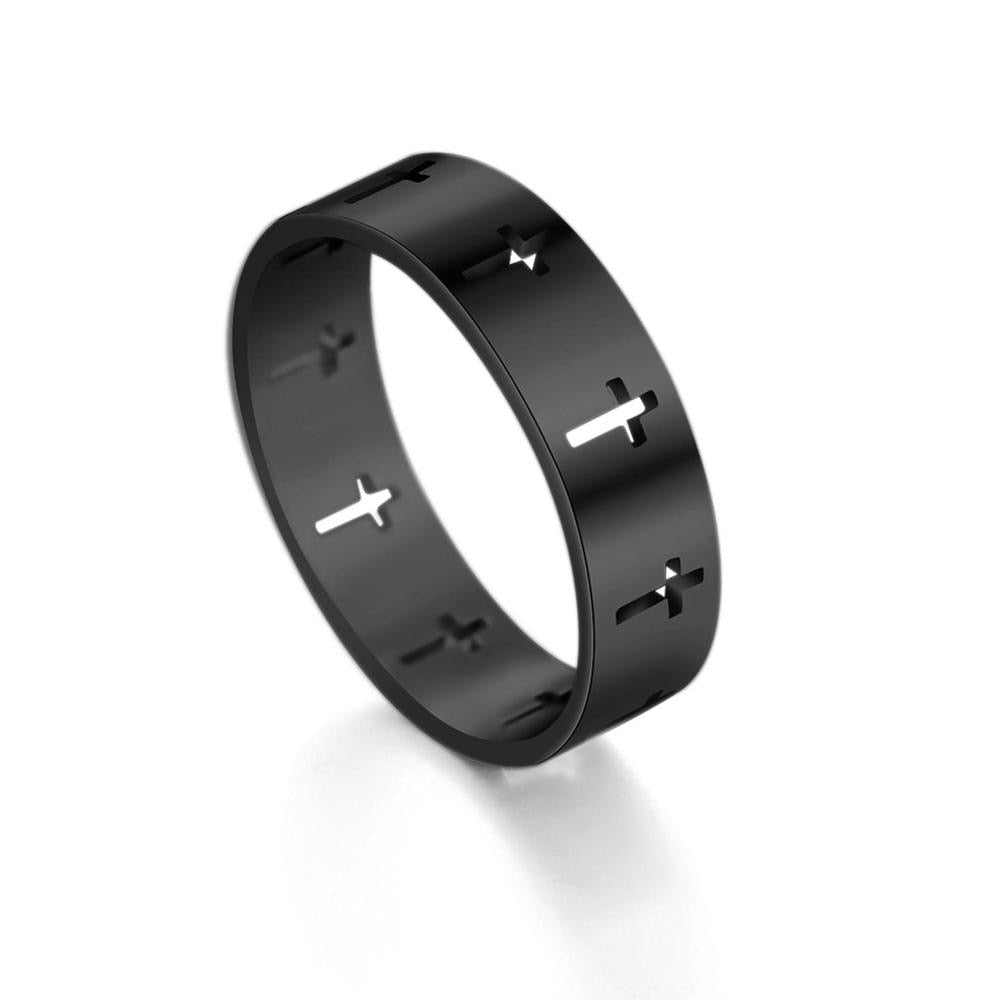 Fashion Simple Stainless Steel Ring Casual