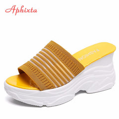 Platform Wedge Slippers Women Shoes Sandals