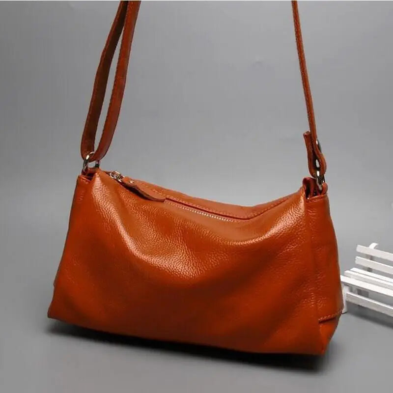 Women Genuine Leather Shoulder Bags Casual Handbags