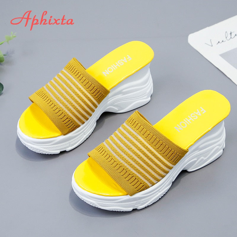 Platform Wedge Slippers Women Shoes Sandals