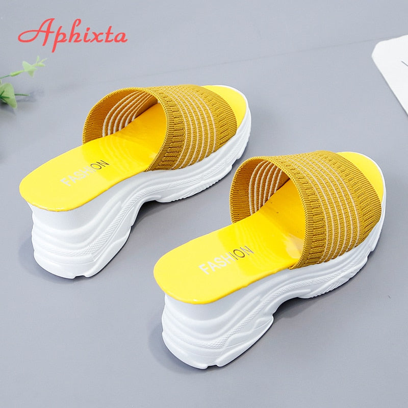 Platform Wedge Slippers Women Shoes Sandals