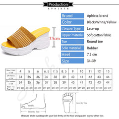 Platform Wedge Slippers Women Shoes Sandals