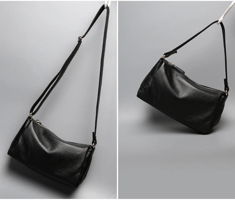 Women Genuine Leather Shoulder Bags Casual Handbags