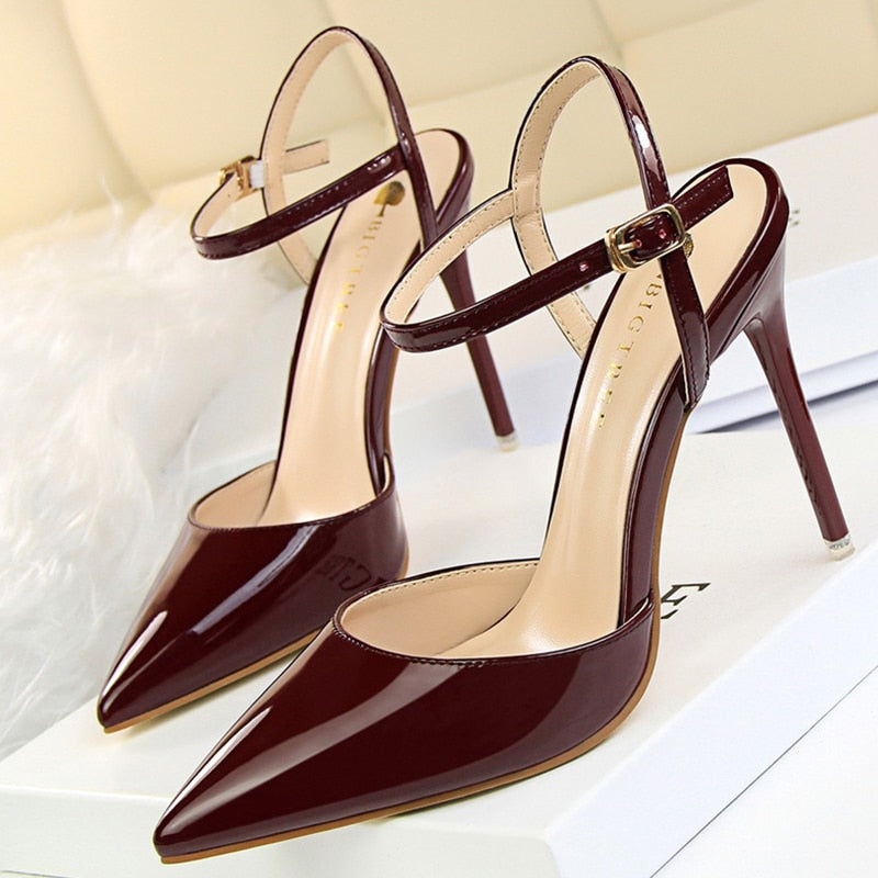 Shoes Fashion Sandals High Heels Pointed Toe Women Pumps