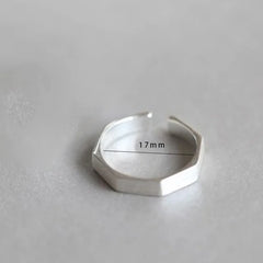 Silver Color Rings Creative Geometric Jewelry