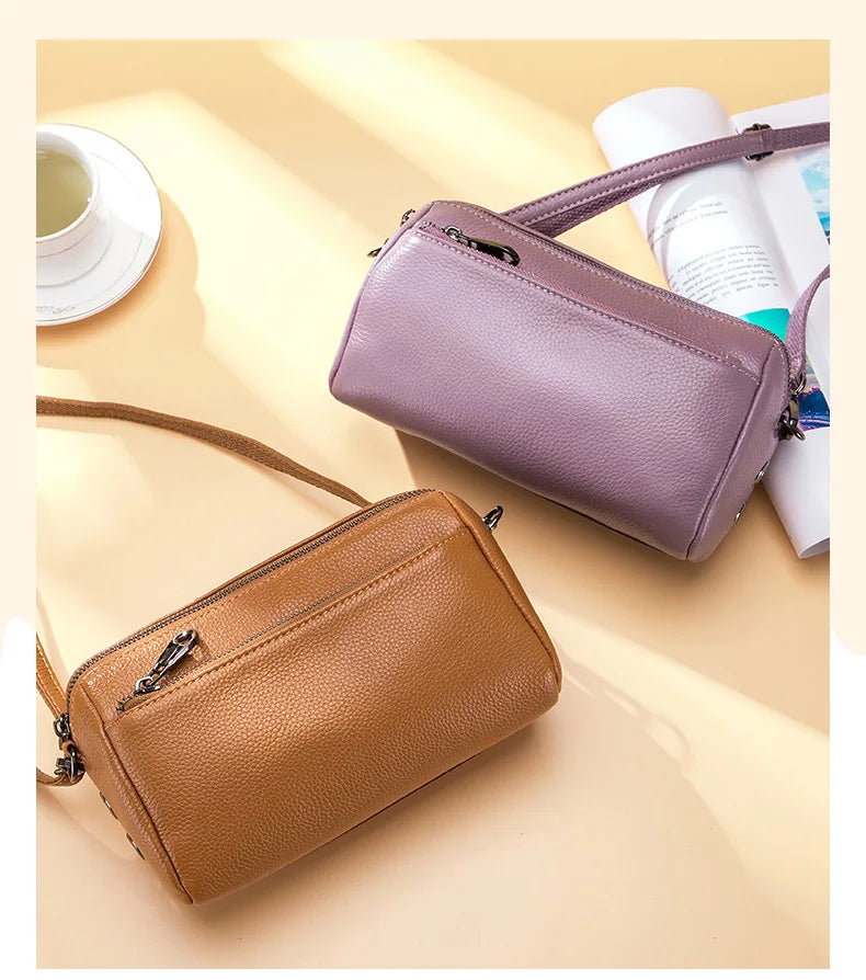 Women's Genuine Leather Shoulder Bags Small Messenger Fashion