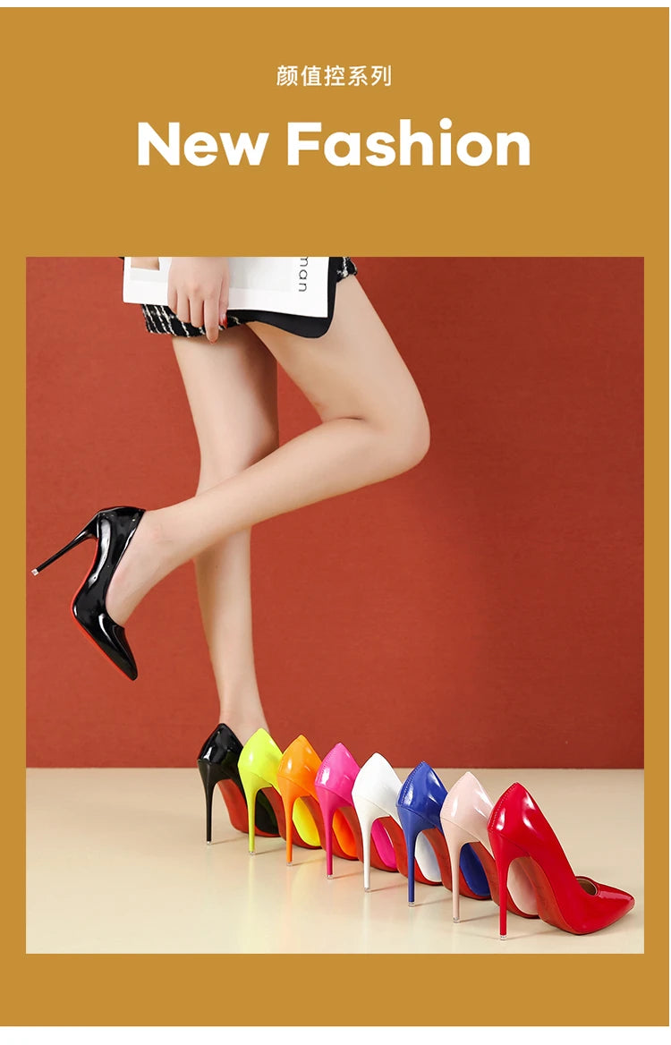 Super High 12cm Stiletto Heels Pumps Shoes Pointed Toe