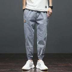 Trendy Brand Men’s Jeans Loose Straight Leg Wide-leg Casual Trousers