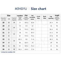 Trendy Brand Men’s Jeans Loose Straight Leg Wide-leg Casual Trousers