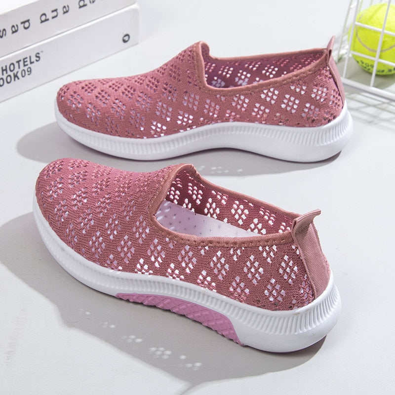 Summer Mesh Comfortable Women Shoes Walking Casual