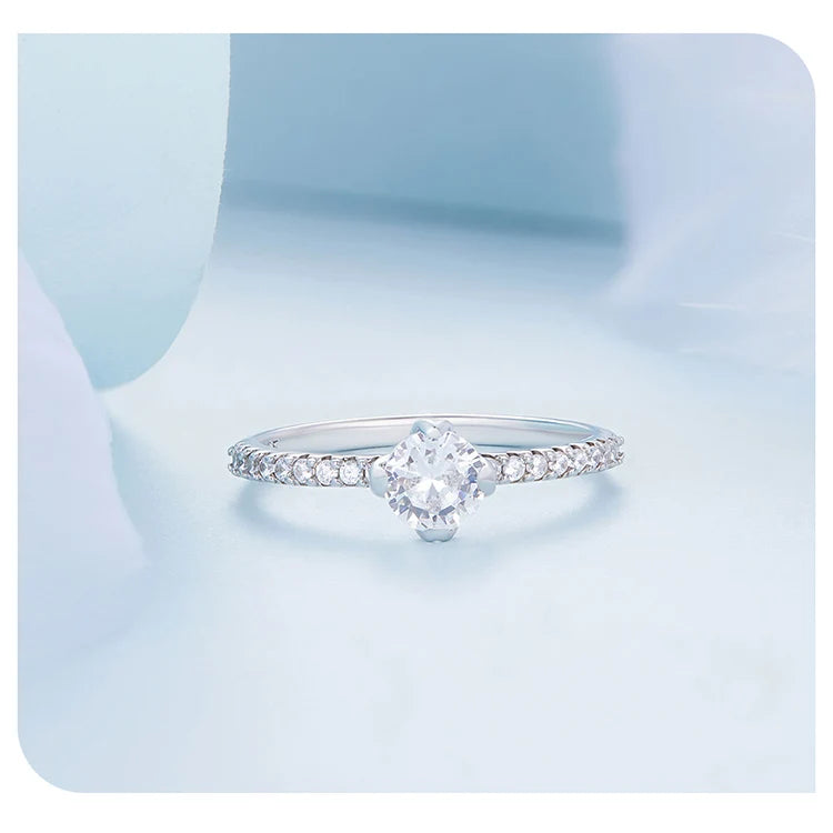 Simple Zircon Ring for Women Jewelry