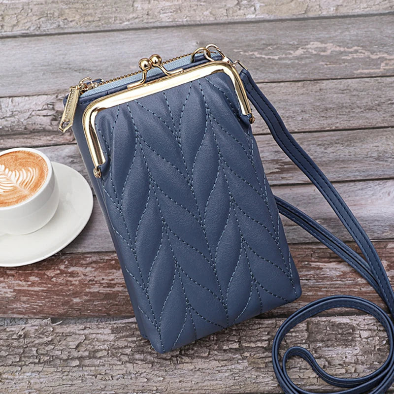 Fashion Small Phone Bag For PU Leather Shoulder Messenger Bag