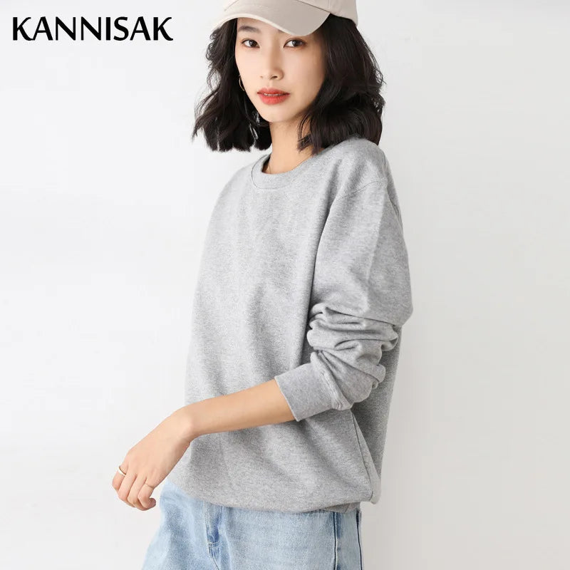 Women Sweatshirt Multi-colors Fashion O-neck Sweatshirts