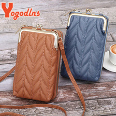 Fashion Small Phone Bag For PU Leather Shoulder Messenger Bag