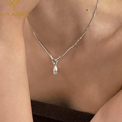 Pearl Pendant Necklace For Women Chain Choker Fashion Jewelry