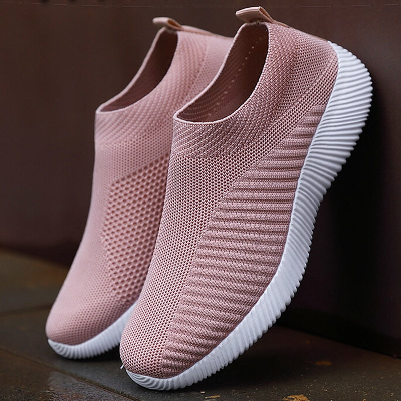 Women Shoes Breathable Flats Elastic Flat Shoes