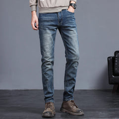 Men's Skinny Jeans Fashion Casual Elastic Denim Trousers