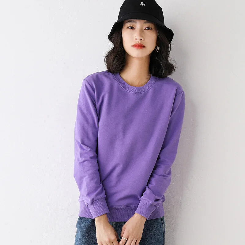 Women Sweatshirt Multi-colors Fashion O-neck Sweatshirts