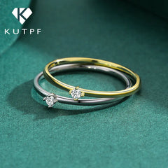 Exquisite Moissanite Finger Plated Rings