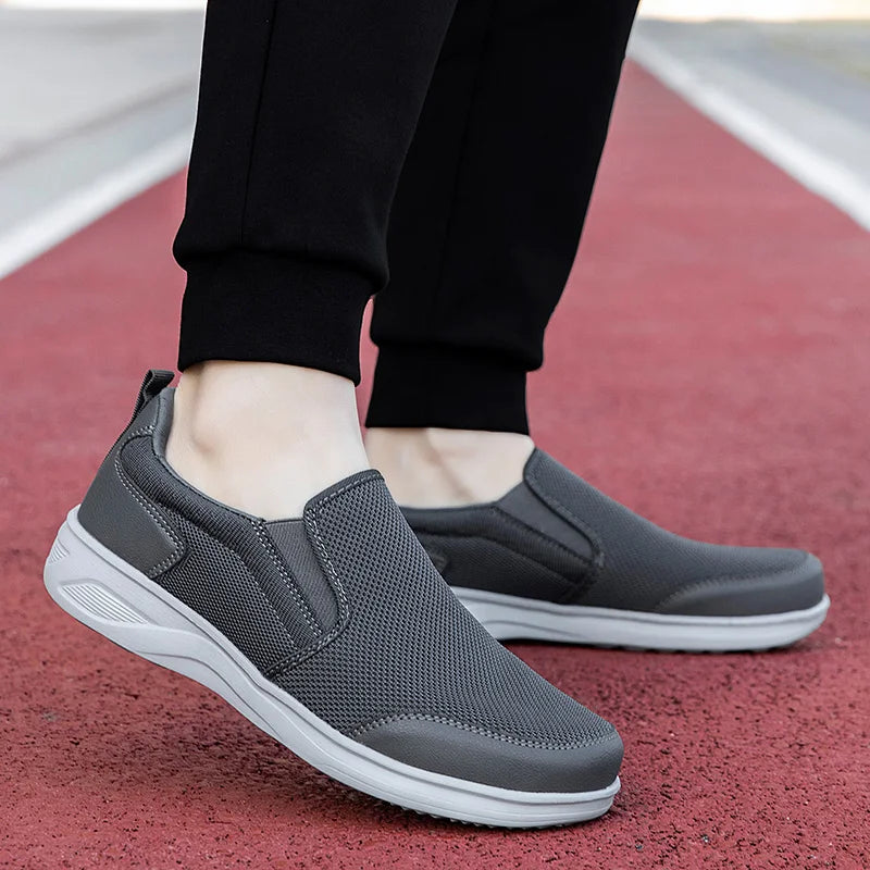 Lightweight Men's Casual Shoes Breathable Mesh Sneakers Loafers W