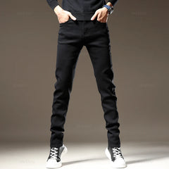 Stretch Skinny Men's Jeans Fashion Cotton Slim Fit Denim Pants