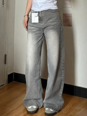 Vintage Baggy Jeans Woman's Fashion Denim Pants