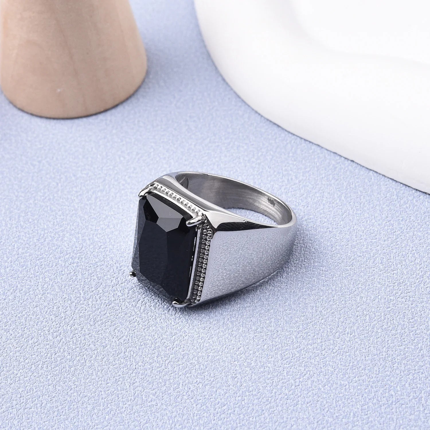 Men's Style Stainless Steel Ring Classic Trend Jewelry