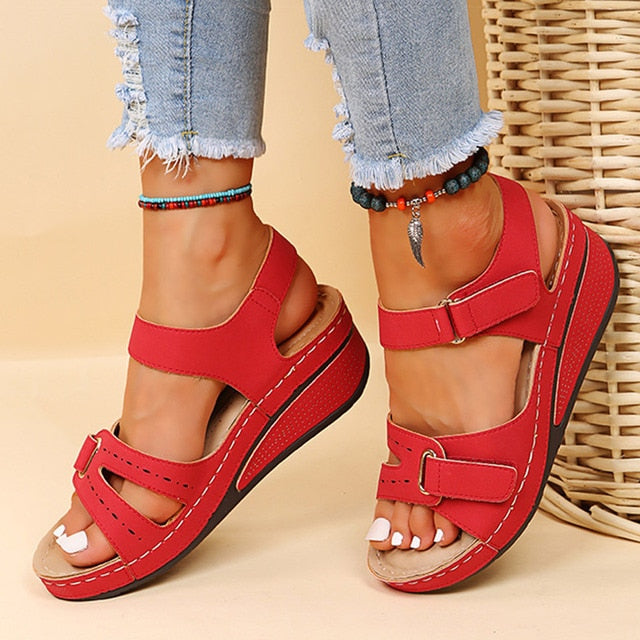 Wedge Sandals Non Slip Beach Shoes Lightweight Casual Platform