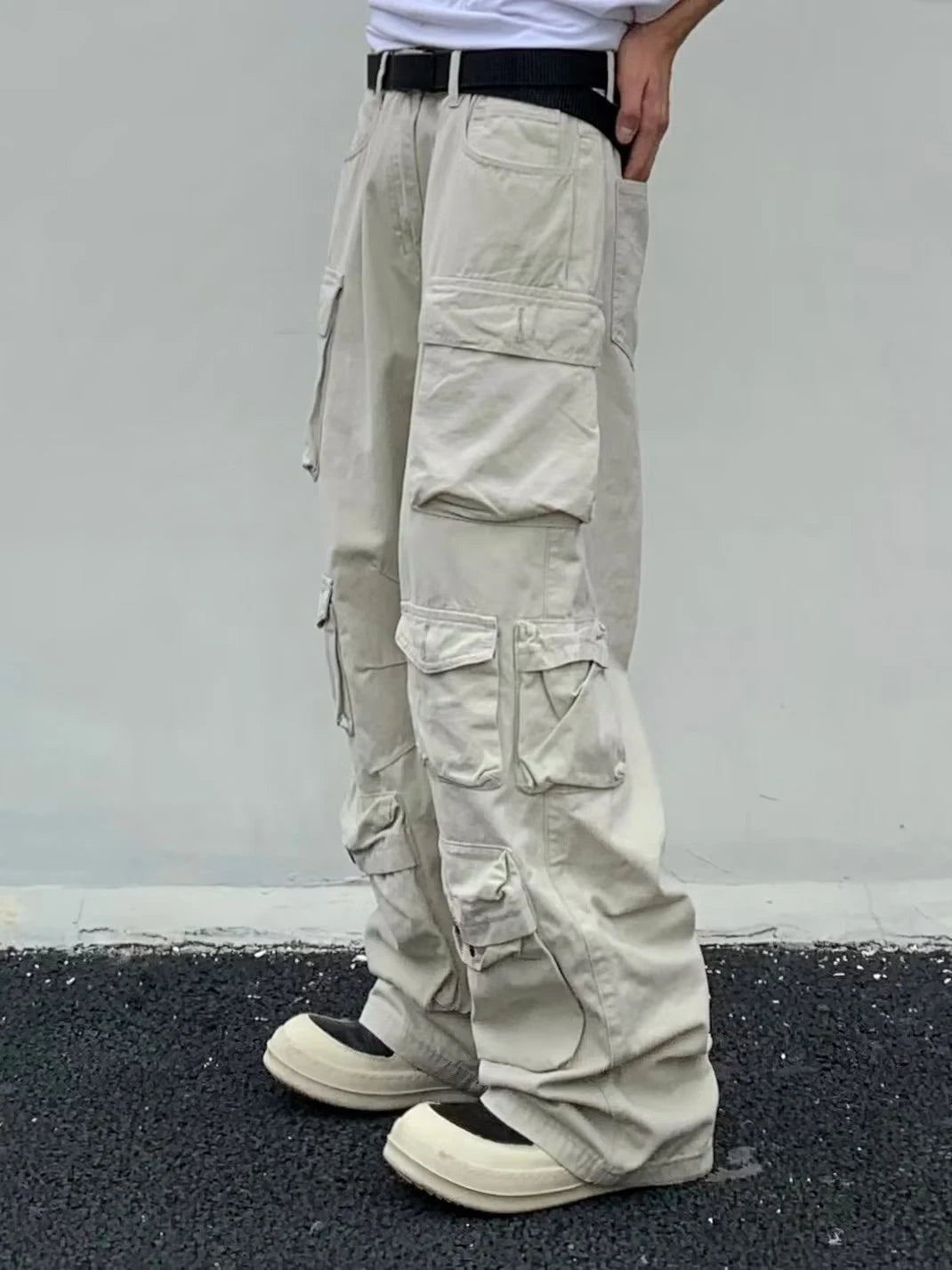 Cargo pants Multi-pockets Overalls Harajuku Men Casual Trousers