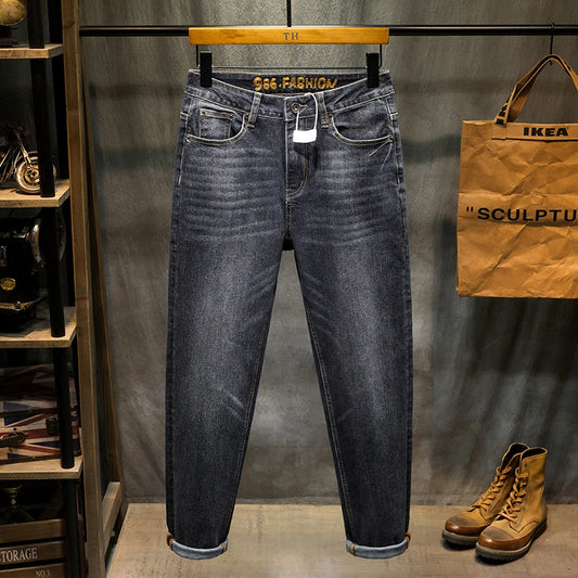 Plus Size Jeans Classic Vintage Denim Fashion Loose Jeans