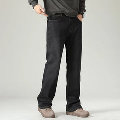 Denim Black Jeans Classic Retro Bell Bottoms Men's Oversized