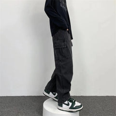 Oversize Streetwear Baggy Jeans Y2K Cargo Wide Leg