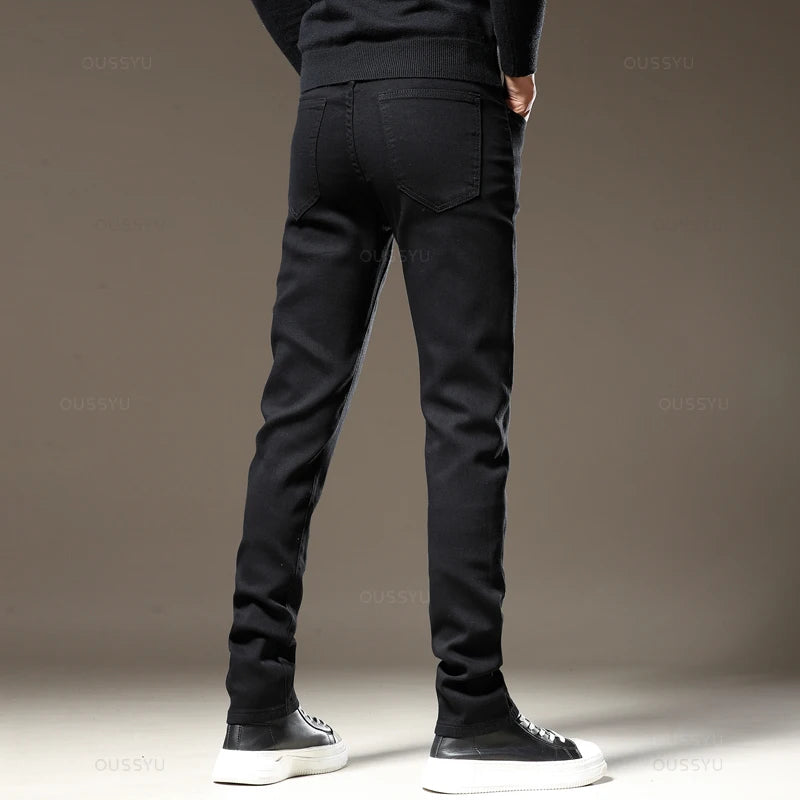 Stretch Skinny Men's Jeans Fashion Cotton Slim Fit Denim Pants