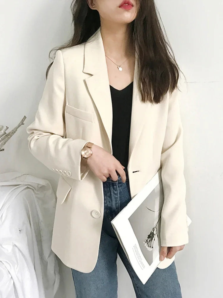 Office Lady Blazer for Women Elegant Stylish Style Blazers