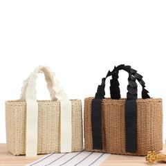 Summer Woven Straw Handbags for Women Bohemian Beach