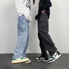 Oversize Streetwear Baggy Jeans Y2K Cargo Wide Leg